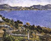 Paul Cezanne Marseilles Bay oil